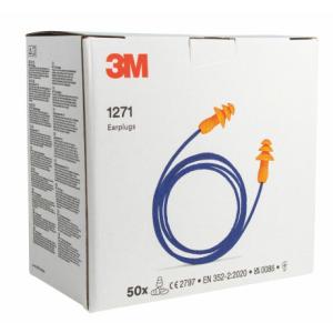 3M 1271 Yıkanır Kulak Tıkacı 50 adet
