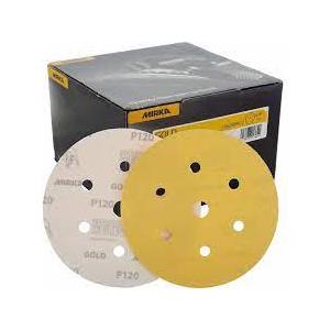 Gold 150 mm Cırt 7 Delikli Zımpara 100'lü Paket