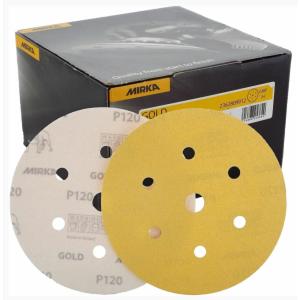 Gold 150 mm Cırt 7 Delikli Zımpara P500 100'lü Paket