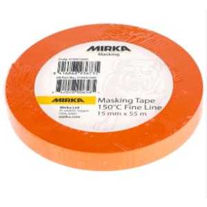 MİRKA Turuncu Maskeleme Bandı 150'C 15 mm x 55mm